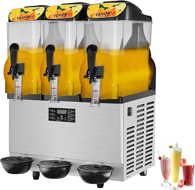 Slusheis Maschine Margarita-Maschine Smoothie gewerblich 36 l Slusheismaschine 75 Tassen 1100 W – 2