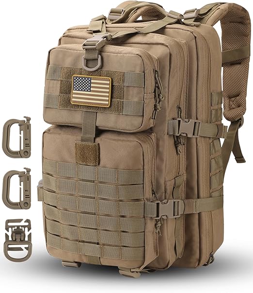 Trekkingrucksack 40 L Militärischer Taktischer Rucksack US Cooper Rucksack Army Assault Pack 3-Tage