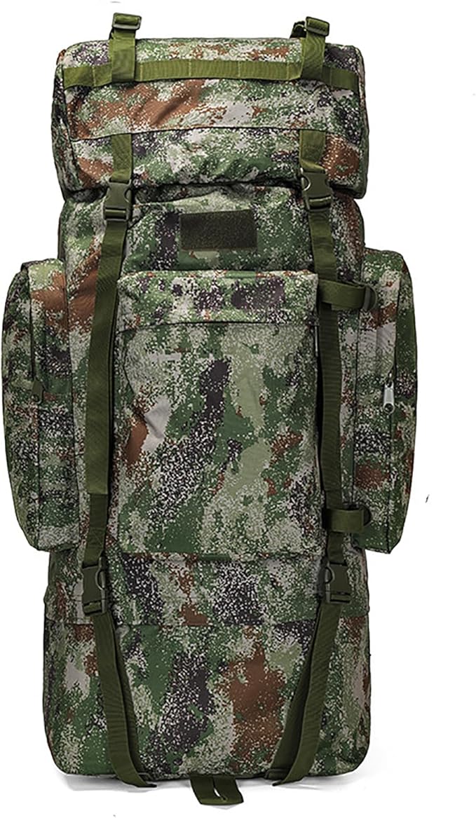 Bergsteigerrucksack 120 L mit extra großem Innenraum wasserdichter Militärrucksack mit Regenschutz – 2
