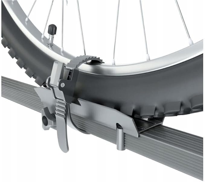 2 Stück Fahrradträger Dachträger Profilschiene Relingträger Halter abschließbar Grundträger XXL – 3