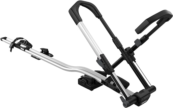 2 Stück Fahrradträger Dachträger für E-BIKES Fahrräderhalter Fahrradhalter Thule Upride, Schwarz/Sil