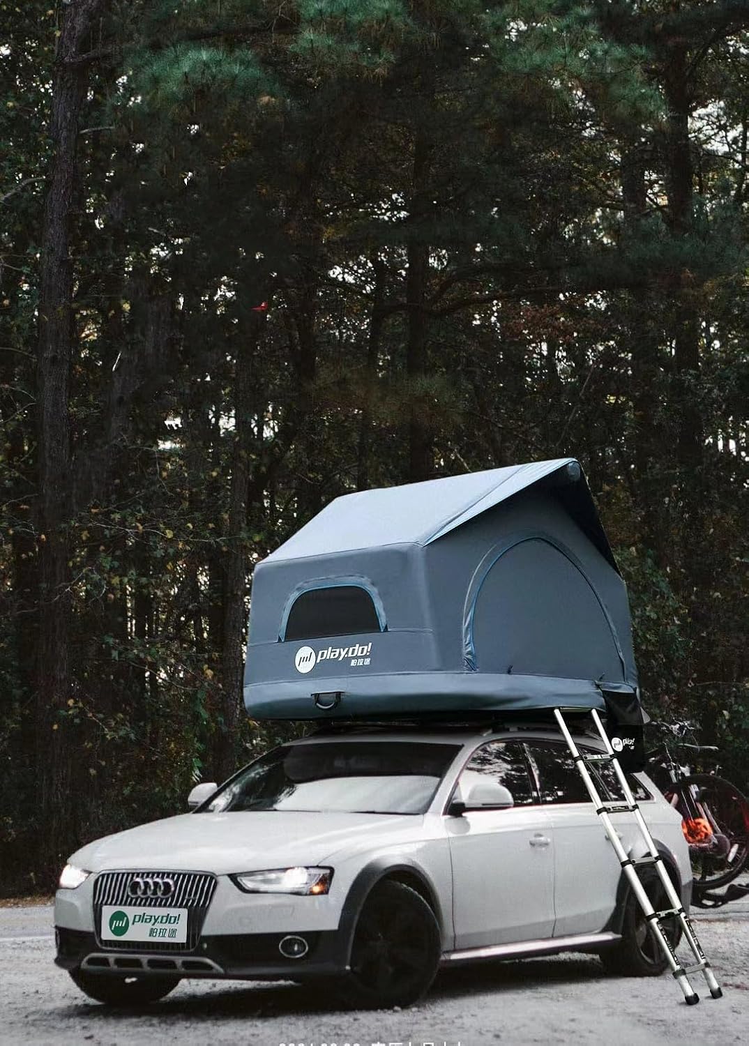 Dachzelt aufblasbar Auto 2 Personen Autodachzelt Campingzelt einfacher Aufbau Outdoor Glamping – 2