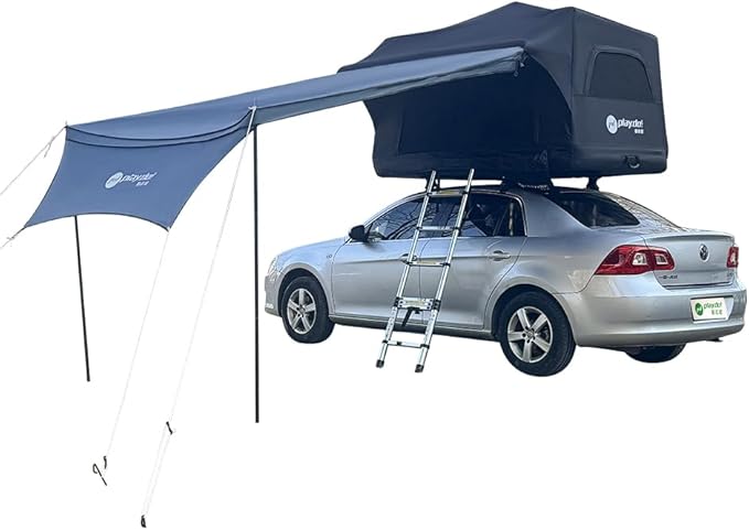 Dachzelt aufblasbar Auto großes Autodachzelt Mehrzweckzelt wasserdicht mit Veranda komfortabel – 3