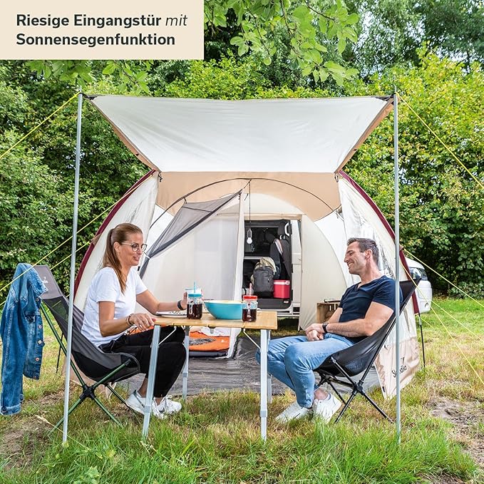 Busvorzelt Buszelt Bullizelt Minivanzelt Vorzelt Urlaub Campingzelt Winterzelt Camper Tramp – Thumbnail 7