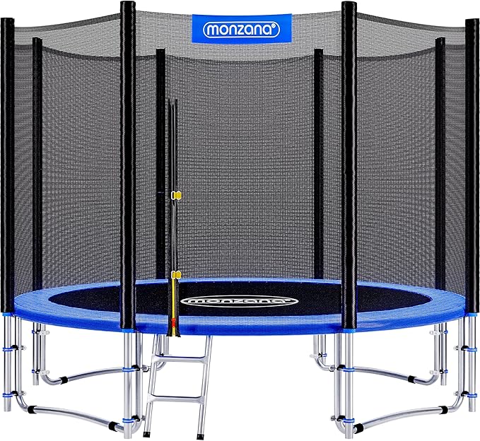 Trampolin Kindertrampolin Gartentrampolin Ø 305cm TÜV zertifiziert Komplettset inkl. Sicherheitsnetz