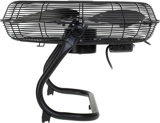 Ventilator Standventilator Windmaschine 45 cm 200 W Chrom 3 Geschwindigkeiten Aluminiumflügel leise – Thumbnail 7