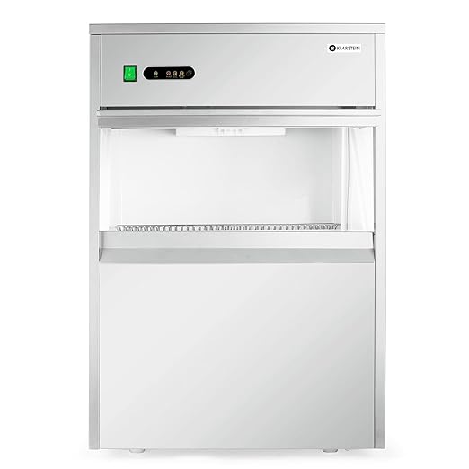 Professioneller Eiswürfelbereiter 50 kg Eiswürfelmaschine 10 kg Vorratsfach LED – 4