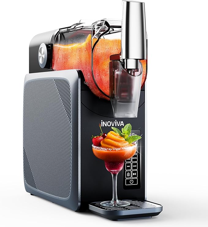 Slush-Maschine 2 L Slush-Maschine für Zuhause mit Selbstreinigung 5 voreingestellte Programme Frozen