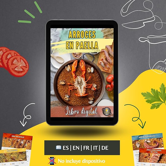 Paella-Set Paella-Brenner-Set Butangas 70 cm Paella-Pfanne 90 cm Gasregler Schlauchhalterung – Thumbnail 11