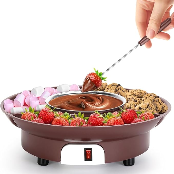 Schokoladenschmelze Schokoladenfondue Fondue Schokoladenschmelzmaschine Schokoladenfondue elektrisch