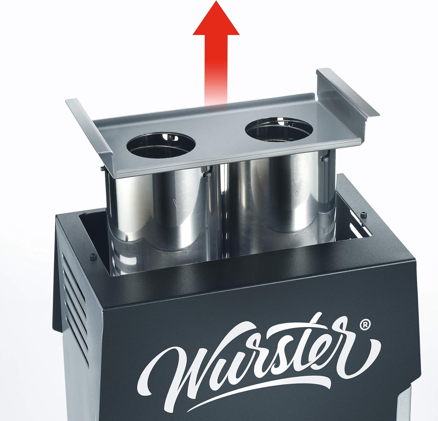 Wurstbräter Wurstgrill Wurstmaschine Wurstmaker schwarz abnehmbare Wurstablage [Energieklasse B] – Thumbnail 6
