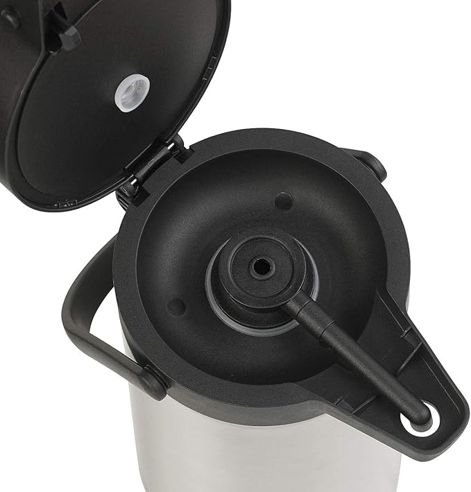 Isolierkanne Pumpkanne 2er-Set Pump-Vakuumisolierkanne Kaffeekanne doppelwandig mit Pumpsystem 2x3L – Thumbnail 8
