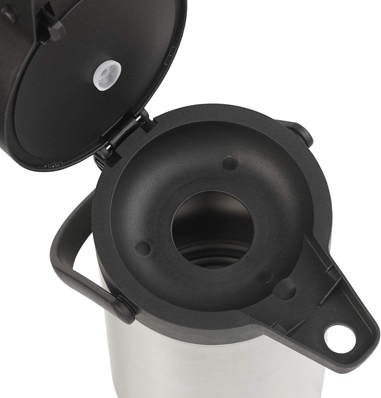 Isolierkanne Pumpkanne 2er-Set Pump-Vakuumisolierkanne Kaffeekanne doppelwandig mit Pumpsystem 2x3L – Thumbnail 11