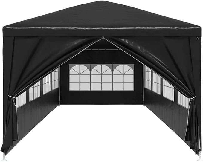 Partyzelt Pavillon Gartenzelt Bierzelt Gartenpavillon 3 x 12 m Anthrazit – 5