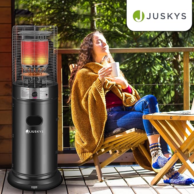 Outdoor-Heizstrahler 11 kW Gasbrenner Terrassenheizer Gasbetrieb für Terrasse Balkon und Garten – 3