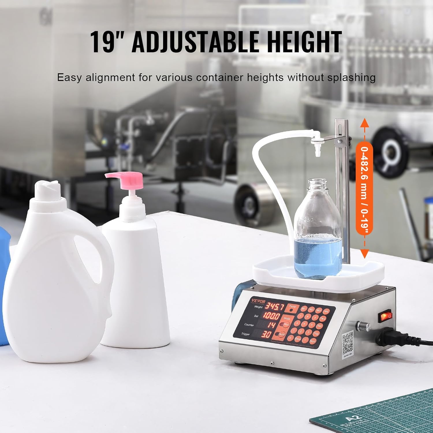 Flüssigkeitsabfüllmaschine Abfüllmaschine Flaschenabfüllmaschine Pastenabfüllmaschine automatisch – Thumbnail 6