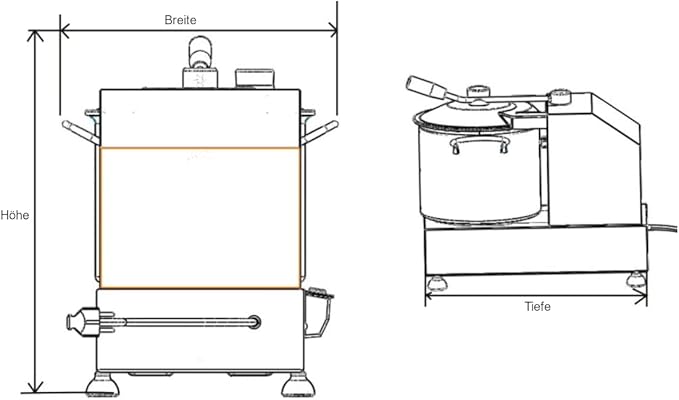 Tischcutter Tischschneider Allessschneider Wurstschneider Käseschneider Gemüseschneider Brotschneide – 3