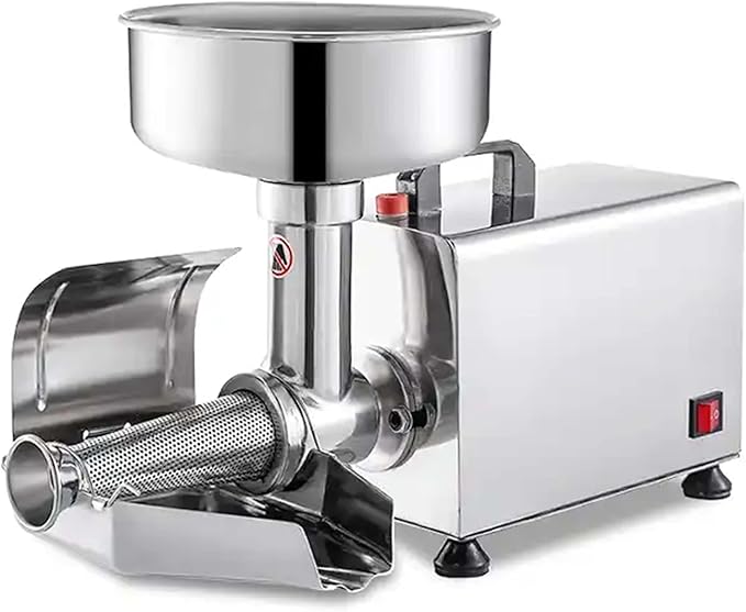 Tomatenpresse Ketchup-Maschine Soßenmaschine Tomatensieb Tomatenmühle elektrisch aus Edelstahl 370 W – 2