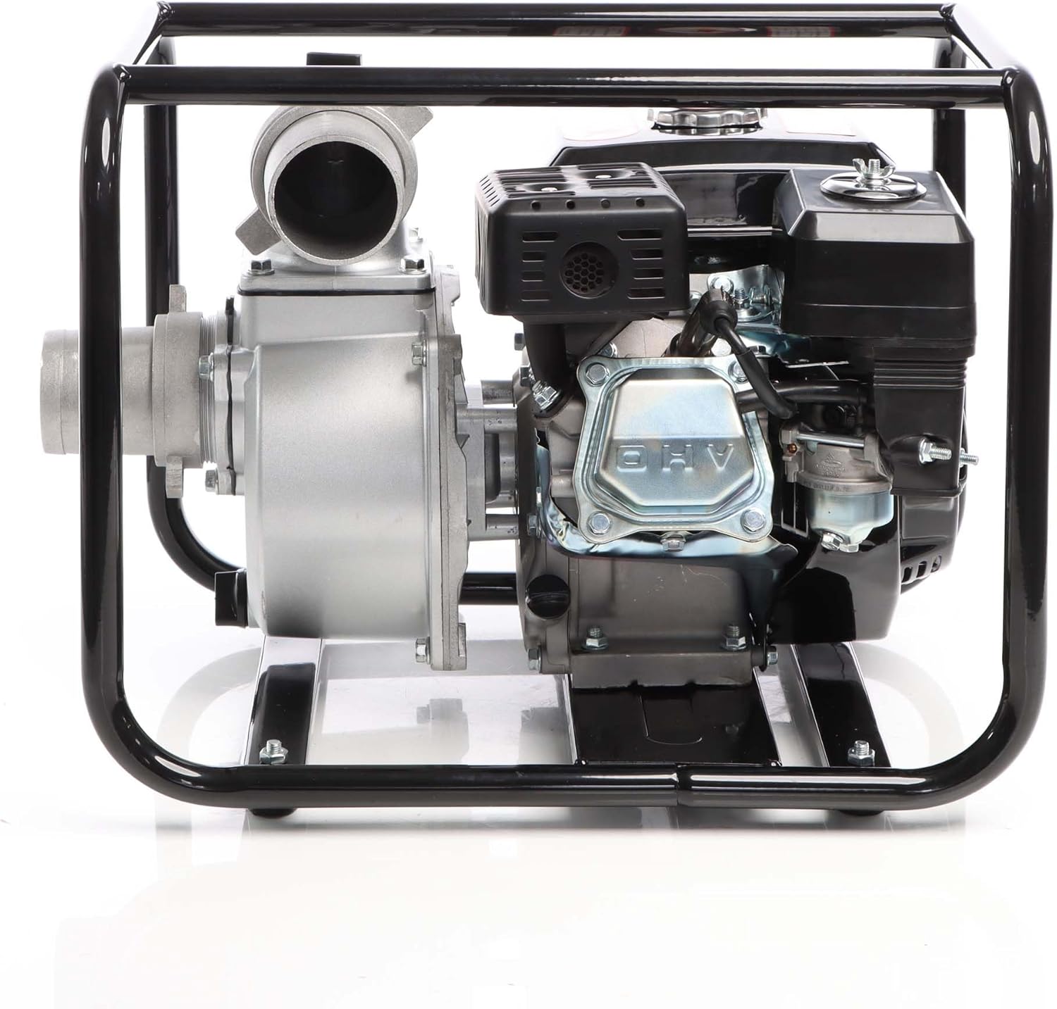 Benzin-Schmutzwasserpumpe 4 kW 48.000 l/h 28 m Förderhöhe Wasserpumpe Gartenpumpe mit 80 mm (3 Zoll) – Thumbnail 6