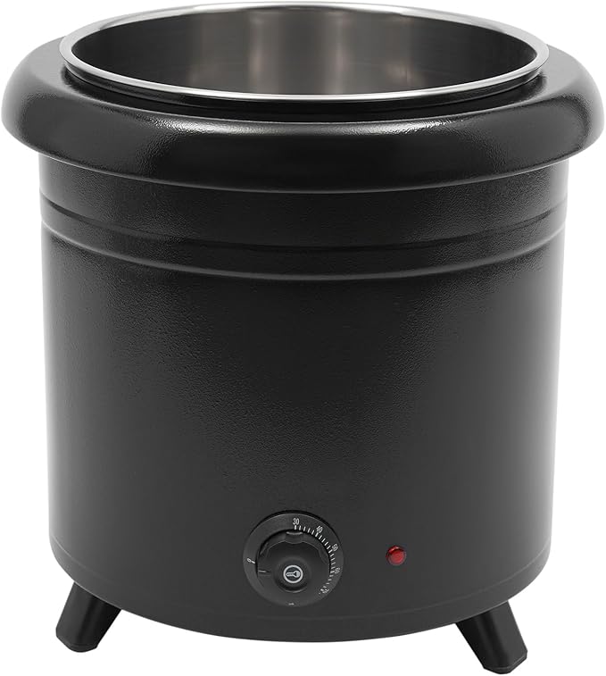 Suppentopf Suppenwärmer elektrisch 13 L Suppenkessel Suppenkocher aus Edelstahl 400 Watt – 3