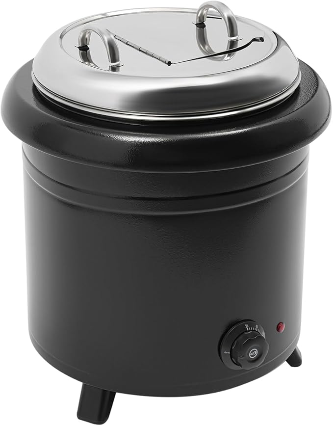 Suppentopf Suppenwärmer elektrisch 13 L Suppenkessel Suppenkocher aus Edelstahl 400 Watt – 2
