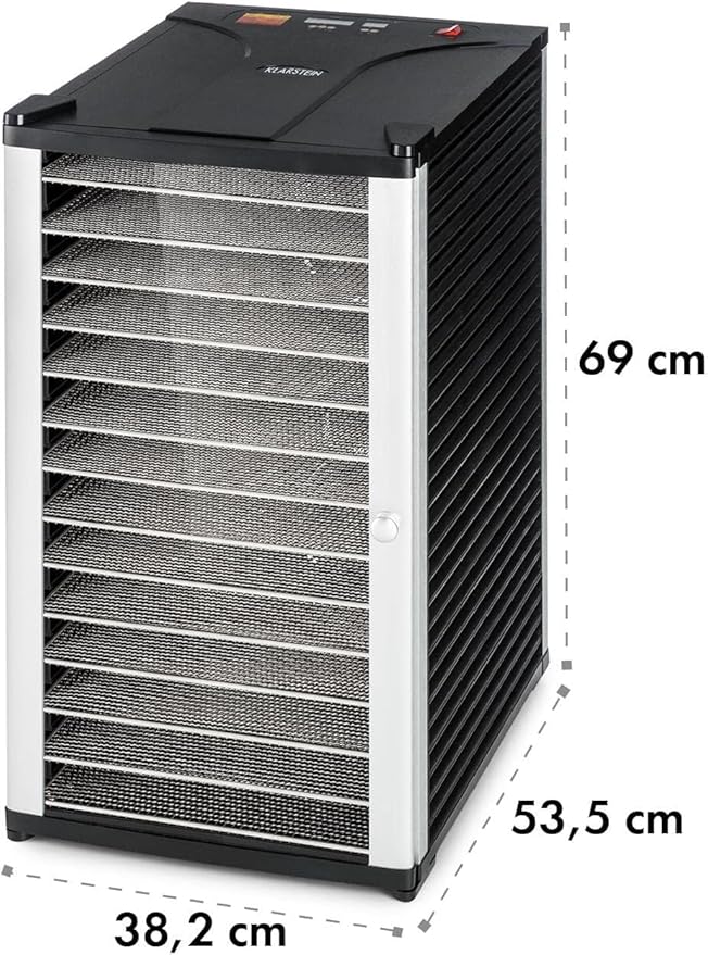 Trocknungsgerät Dörrgerät für Lebensmittel 1,8 m² Obst-/Fleisch- und Früchte-Trockner 1,8 m² Trocken – 3