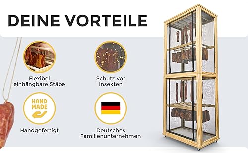 Reifeschrank Warmlufttrockner Trockenschrank Trockner für Fleisch Wurst Fisch Käse Beef Jerky Schink – 3
