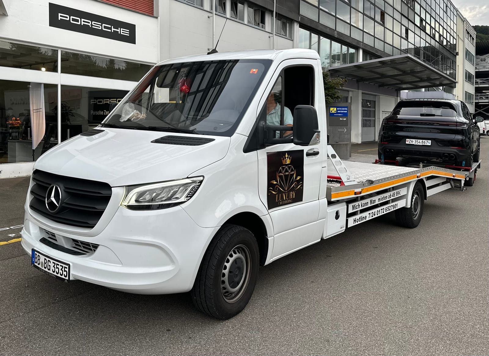 Abschleppfahrzeug Vermietung 3,5 to Abschleppwagen Transporter Sprinter Unfall – 3