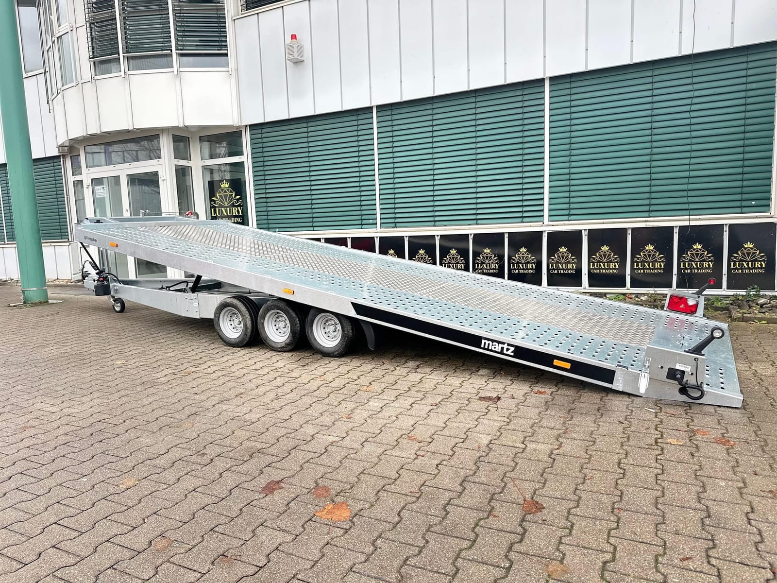 Autotransporter Anhänger Kippbar Autoanhänger 3500 kg Wohnmobil Wohnwagen Baugeräte Transporter – 3
