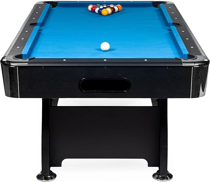 Tischbillard Billardtisch 7ft – 213 x 122 x 80 cm Pool Billard Kugelrücklauf Zubehör Billard Tisch – 2
