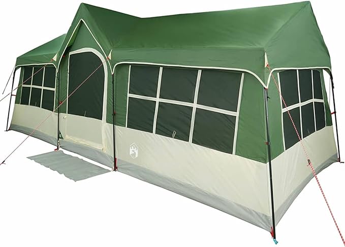 Camping Zelt Familienzelt Gruppenzelt Campingzelt 6220 x 2950 x 2380 mm Fenster bis 12-Personen – 2