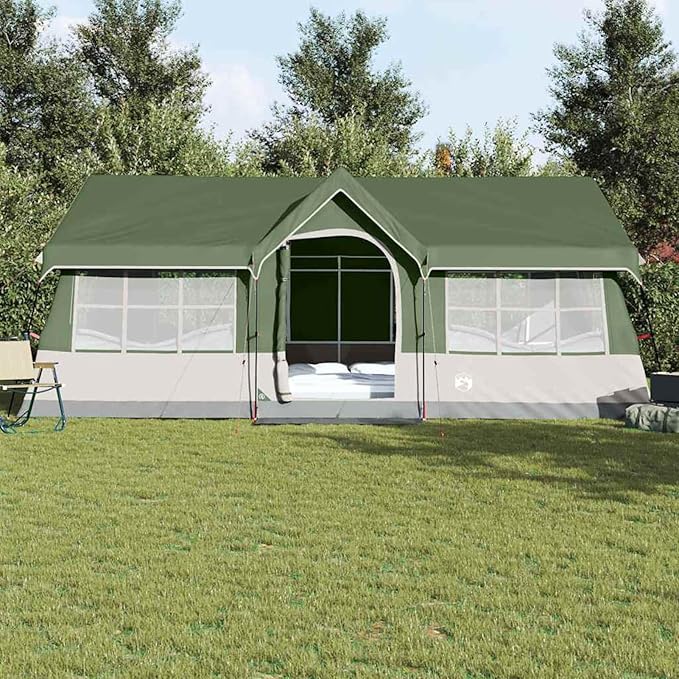 Camping Zelt Familienzelt Gruppenzelt Campingzelt 6220 x 2950 x 2380 mm Fenster bis 12-Personen – 4