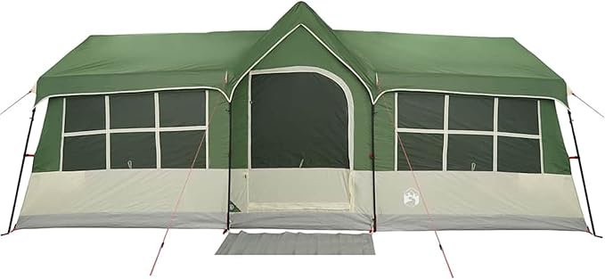 Camping Zelt Familienzelt Gruppenzelt Campingzelt 6220 x 2950 x 2380 mm Fenster bis 12-Personen – Thumbnail 7