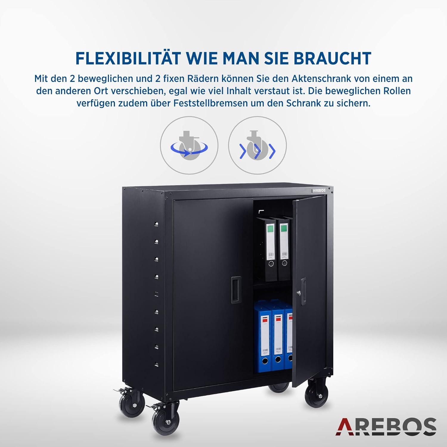 Rollenschrank Aktenschrank Büroschrank Messeschrank Lagerschrank Materialschrank Stahlschrank – 5