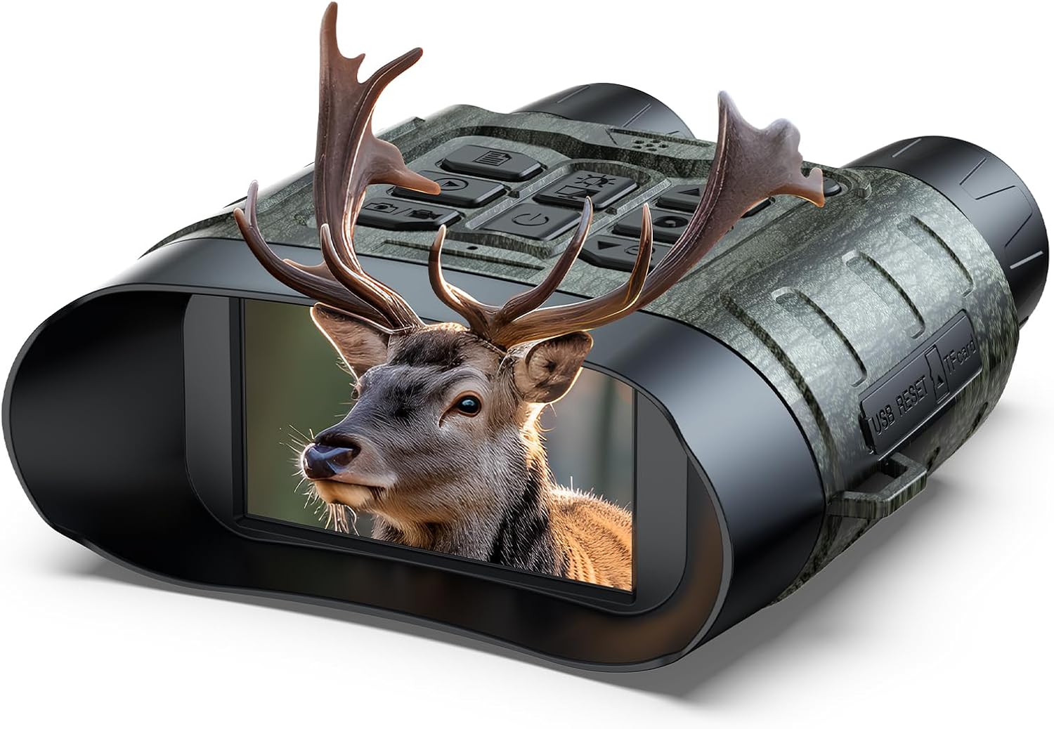 Nachtsichtkamera Nachtsichtgerät 112 MP 4K Jagd 400 m 12X Digitalzoom &amp; 5000 mAh wiederaufladbare
