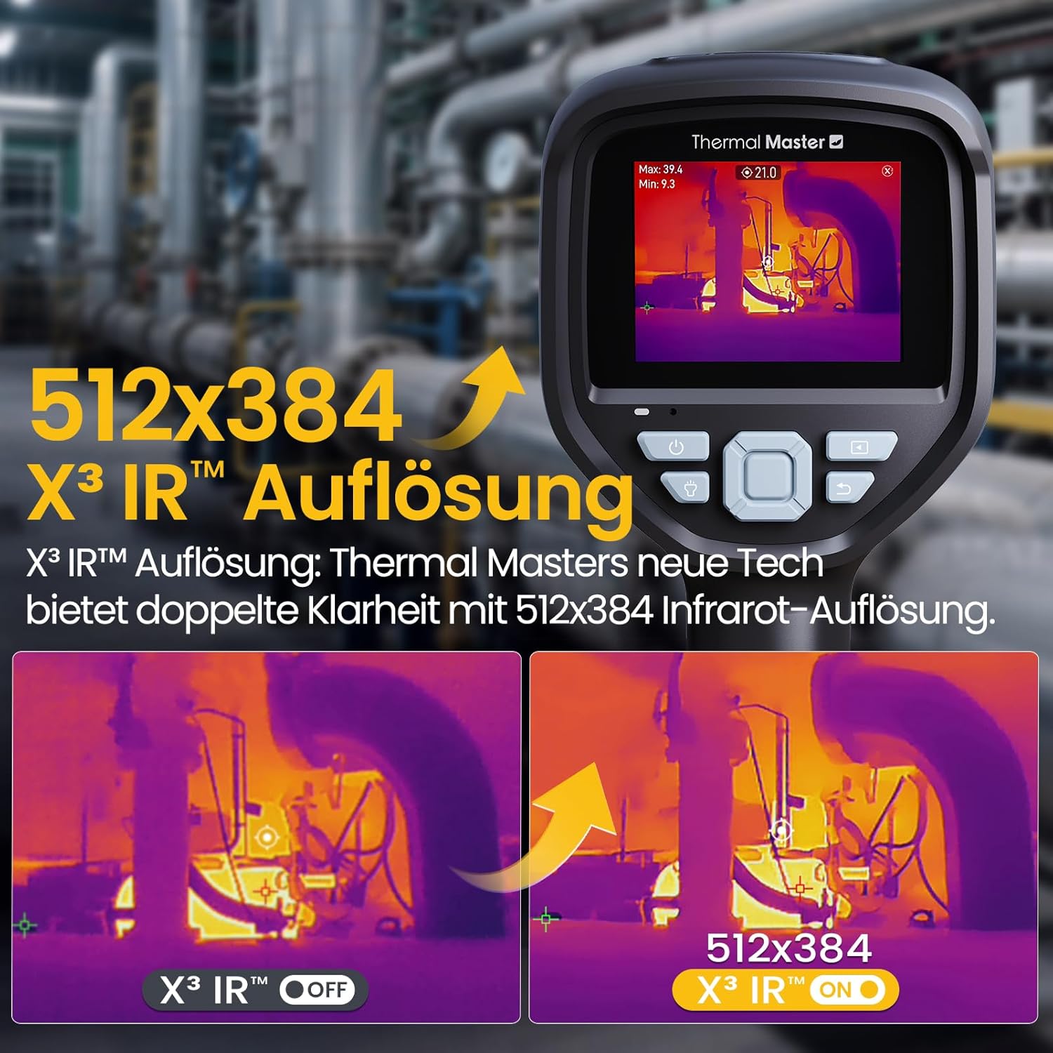 Profi-Wärmebildkamera Infrarotkamera Wärmekamera Thermokamera Infrarotwärmekamera Infrarotwärmebild – 4