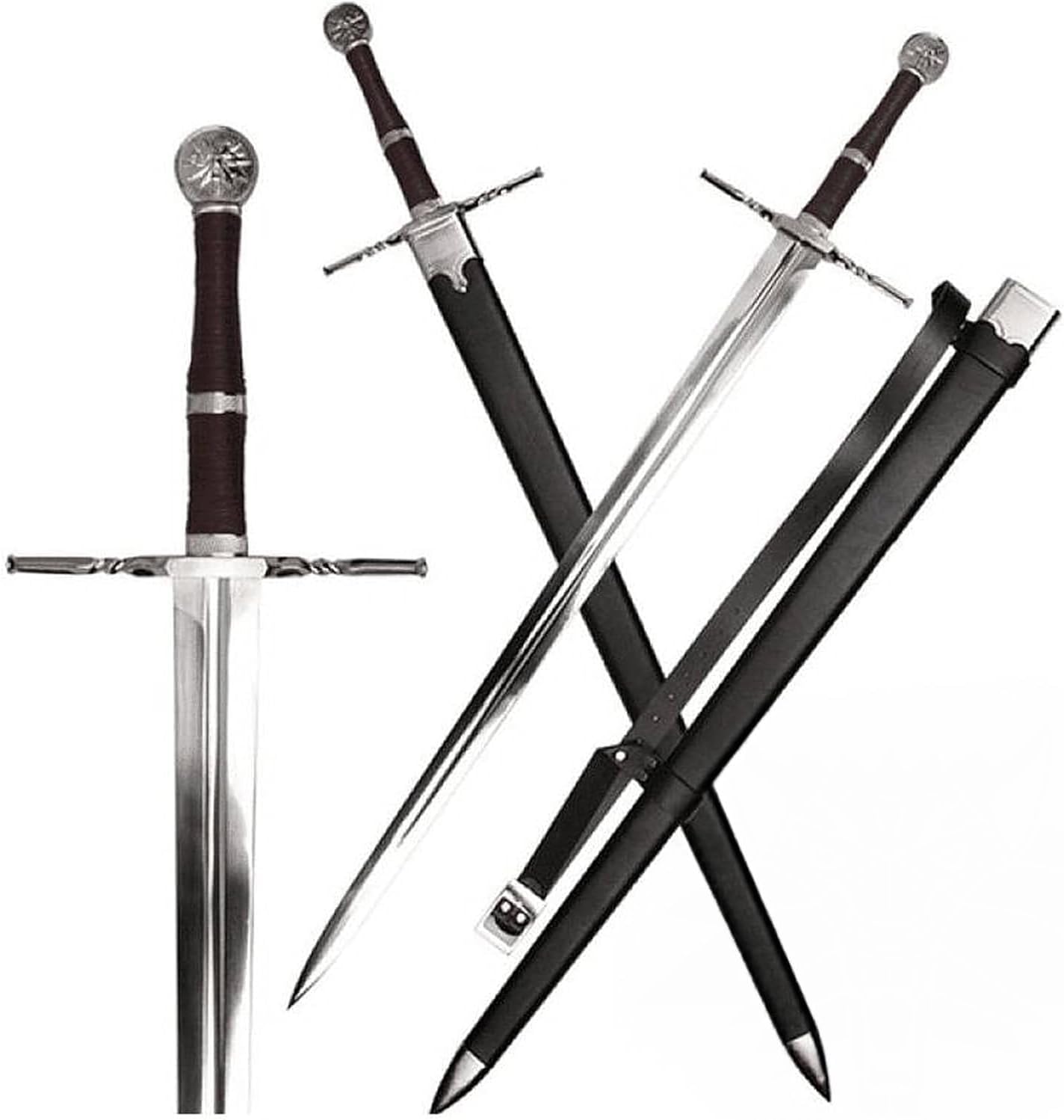 Schwert Minischwert Ritterschwert scharf Stahl mit Scheide inspiriert von The Wittcherr Requisite