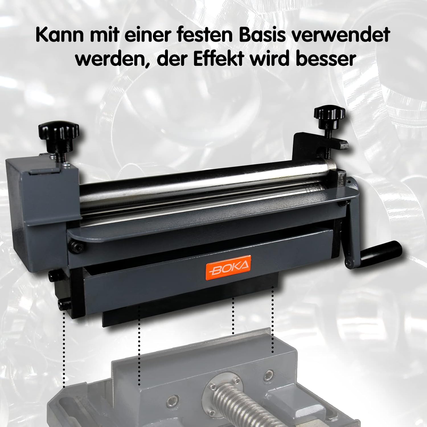 Blechbiegemaschine Rundbiegemaschine Biegemaschine Rundbiegegerät 3-Walzen 300 mm breit für 1 mm