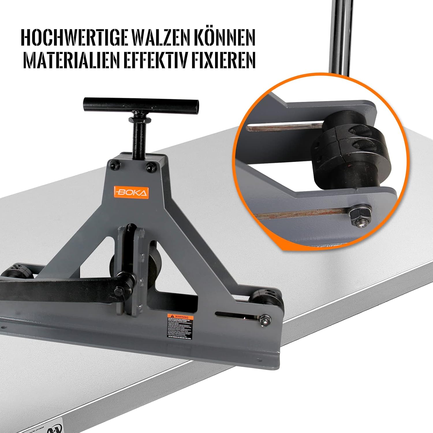 Rohrbiegemaschine Blechbiegemaschine Rundbiegemaschine Biegemaschine Rohrbieger Rundbiegegerät – Thumbnail 6