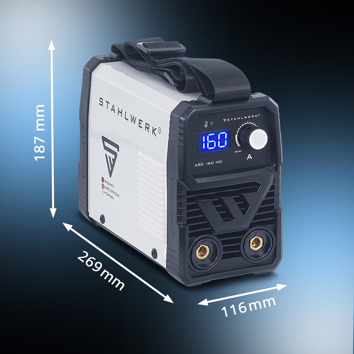 Elektroden-Schweißgerät Schweißer Schweißgerät DC WIG ARC 160 MD – MMA E-Hand bis 160 A flexibel – 2