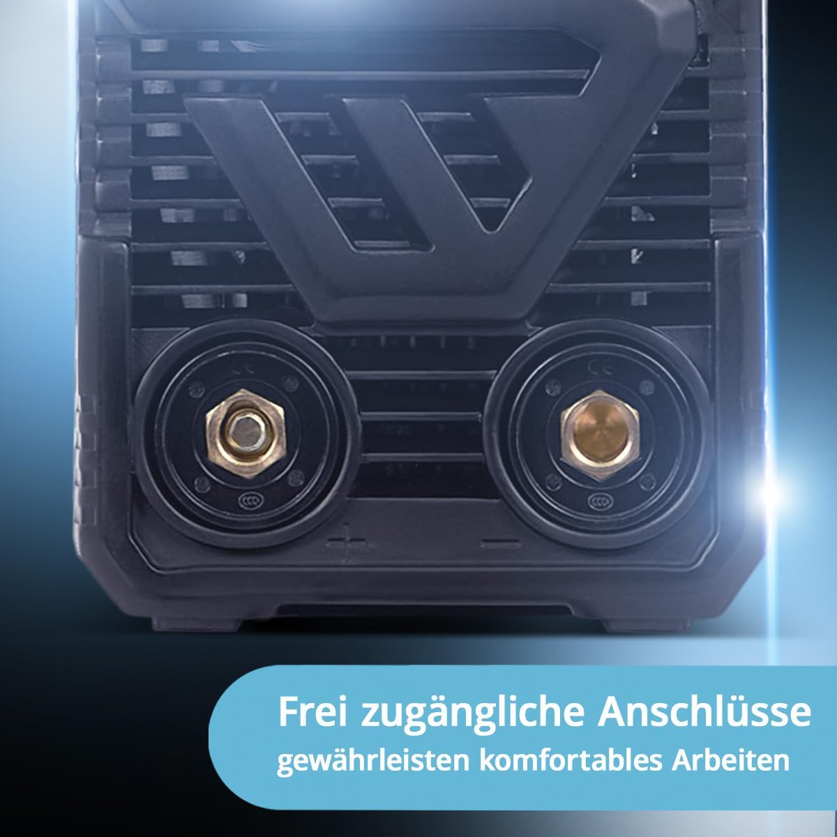 Digital Elektroden-Schweißgerät 200 A Vollausstattung MMA/E-Hand & Lift-TIG (DC) möglich flexibel – Thumbnail 9