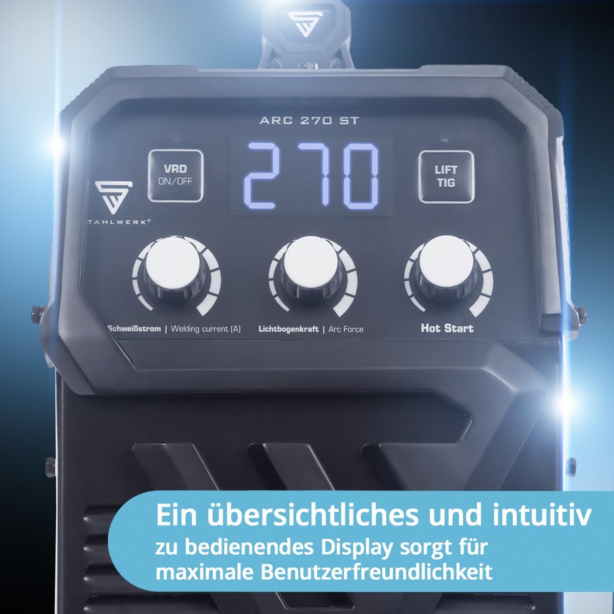Elektroden-Schweißgerät 270 A MMA E-Hand Schweißen ohne Schutzgas Lift-TIG Inverter 400V Überhitzung – Thumbnail 8