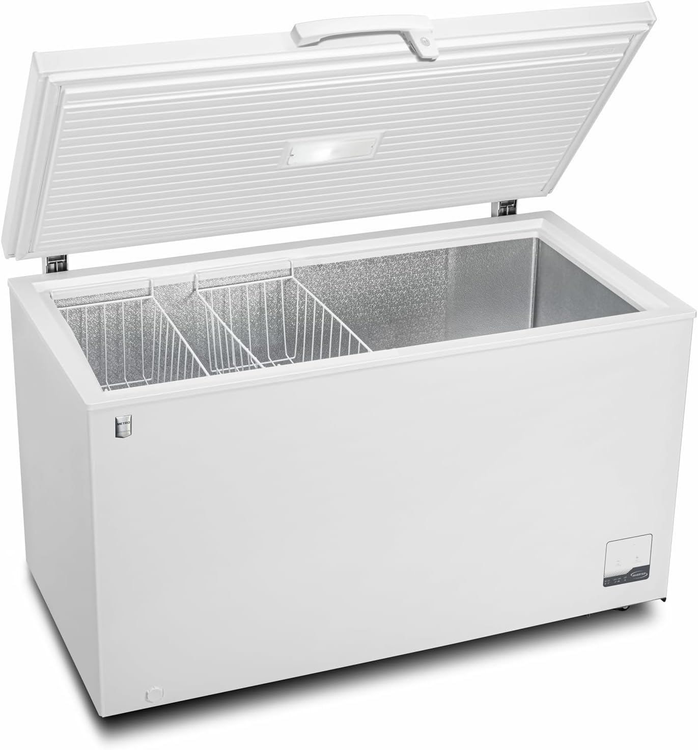 Professionelle Gefriertruhe 500 L Tiefkühltruhe bis minus 22°C Kühltruhe bis plus 8°C 2 Ablagekörbe