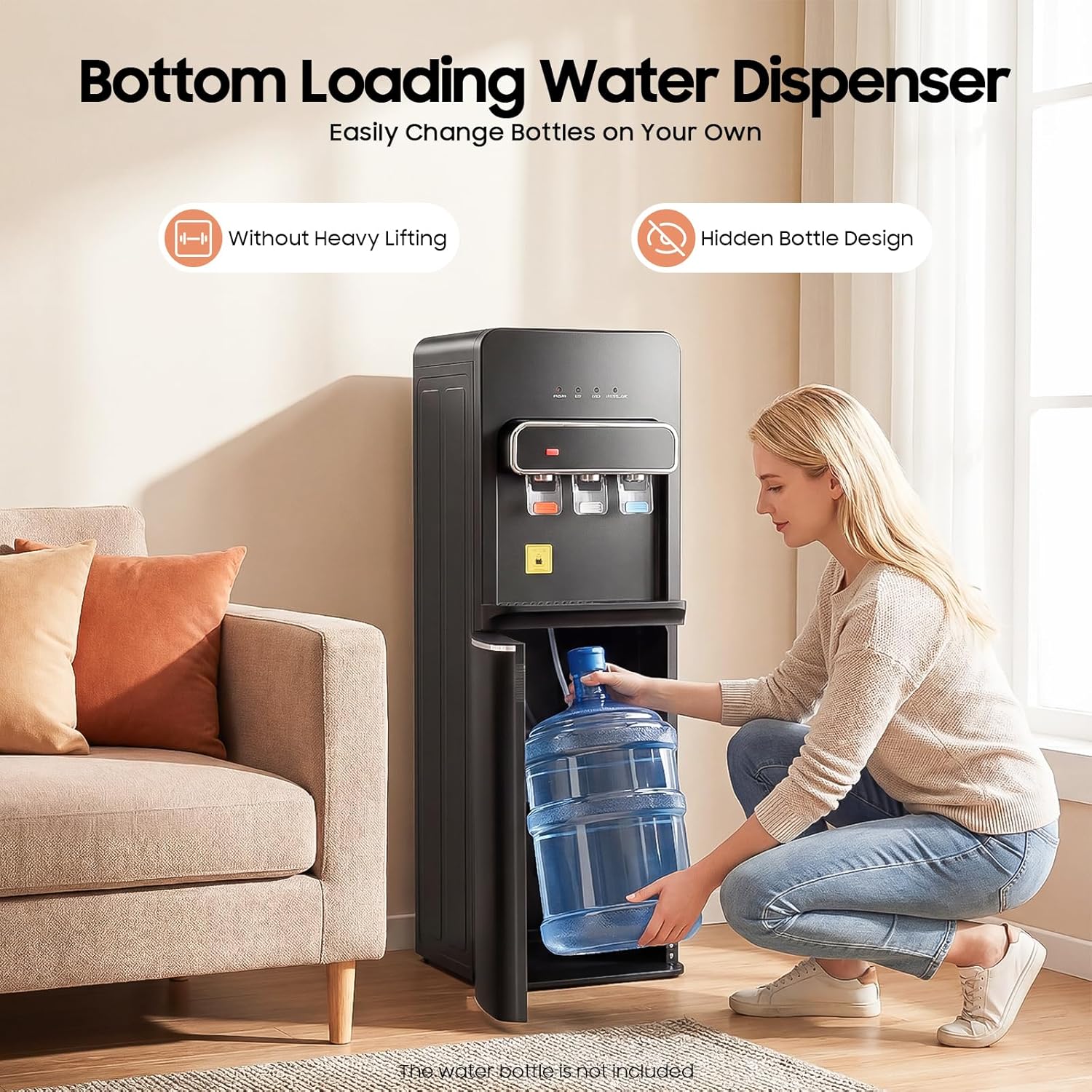 Wasserspender Heißwasserspender Kaltwasserspender Trinkwasserspender 500 W elektrisch Bodenbefüllung