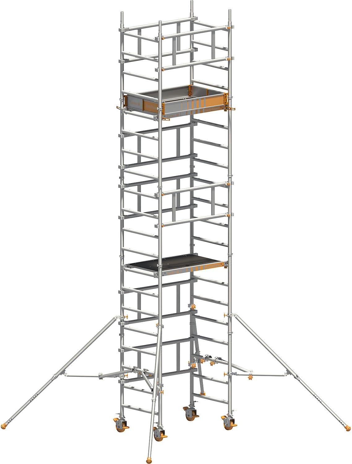 Personen-Fahrgerüst Rollgerüst Arbeitshöhe 6,15 m SoloTower Plattformgröße 1,15 x 0,8 m