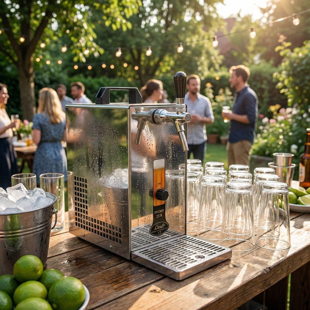 Profi Zapfanlage mieten – Edelstahl-Durchlaufkühler (30 l/h) für Bier & Events – 2