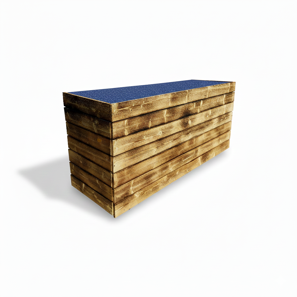 Profi Klapptheke, Nasstheke, Tresen Edelstahl mieten (200 cm) – Mobile Naßtheke aus Edelstahl – 5