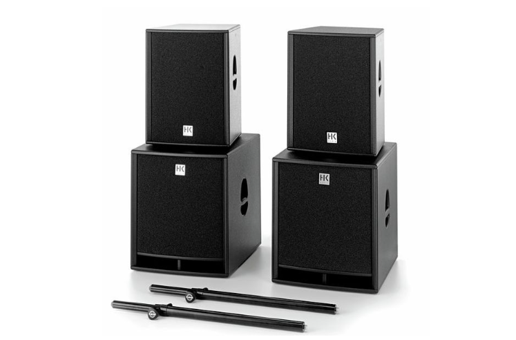 DJ - Anlage, Beschallungsanlage mieten: HK Audio Lucas Smart – Kompaktes 2.1 PA-S – 2