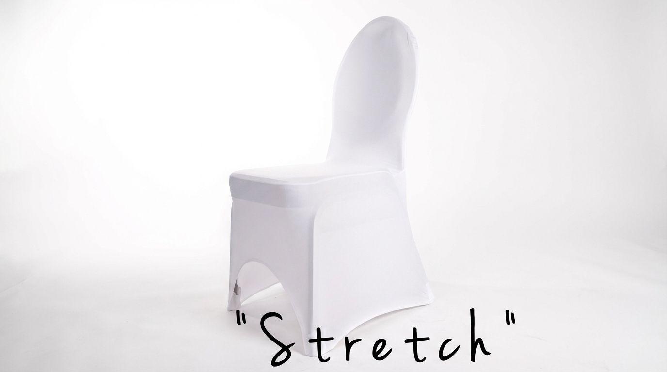 Stuhlhussen mieten – 3 Modelle: Stretch, Flex & Basic – Inkl. Reinigung – 4