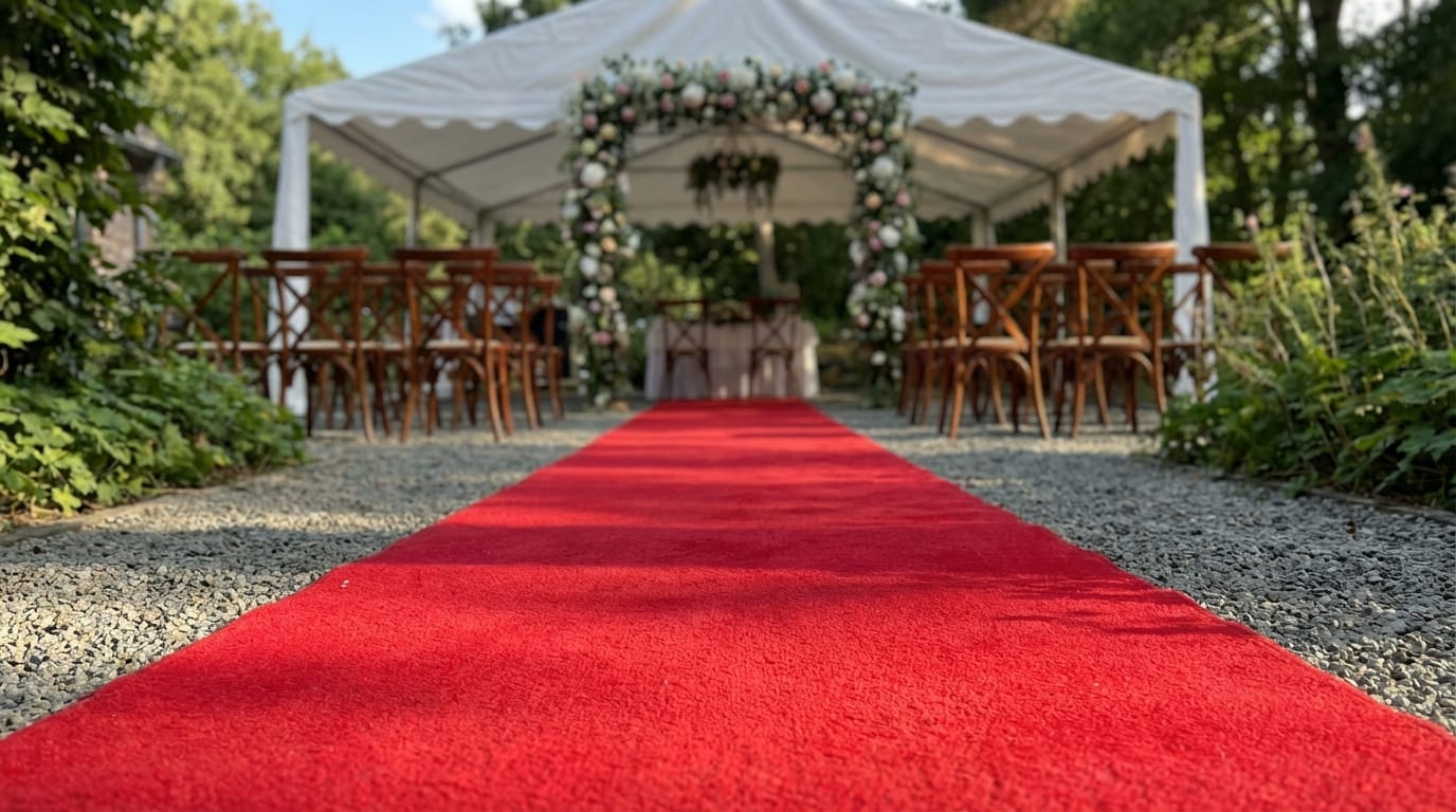 Roter Teppich mieten – Exklusiver VIP-Empfang & Hochzeitsteppich für Ihren großen Auftritt – 3